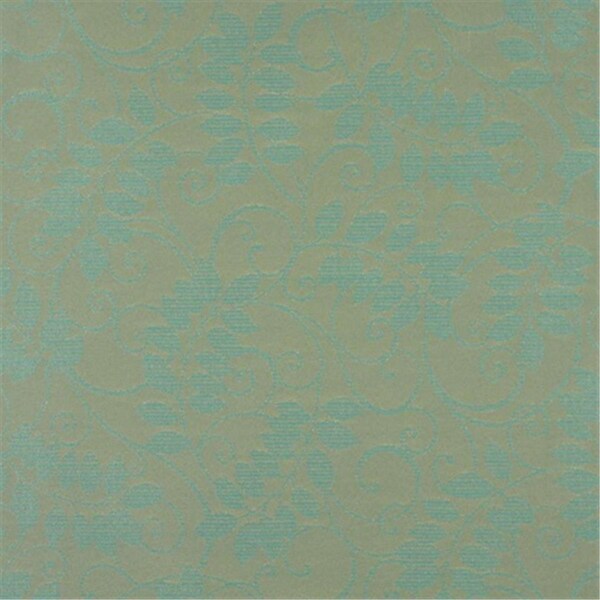 Designer Fabrics 54 In. Wide Light Blue- Floral Vine Outdoor- Indoor- Marine Scotchgarded Fabric F624 - main